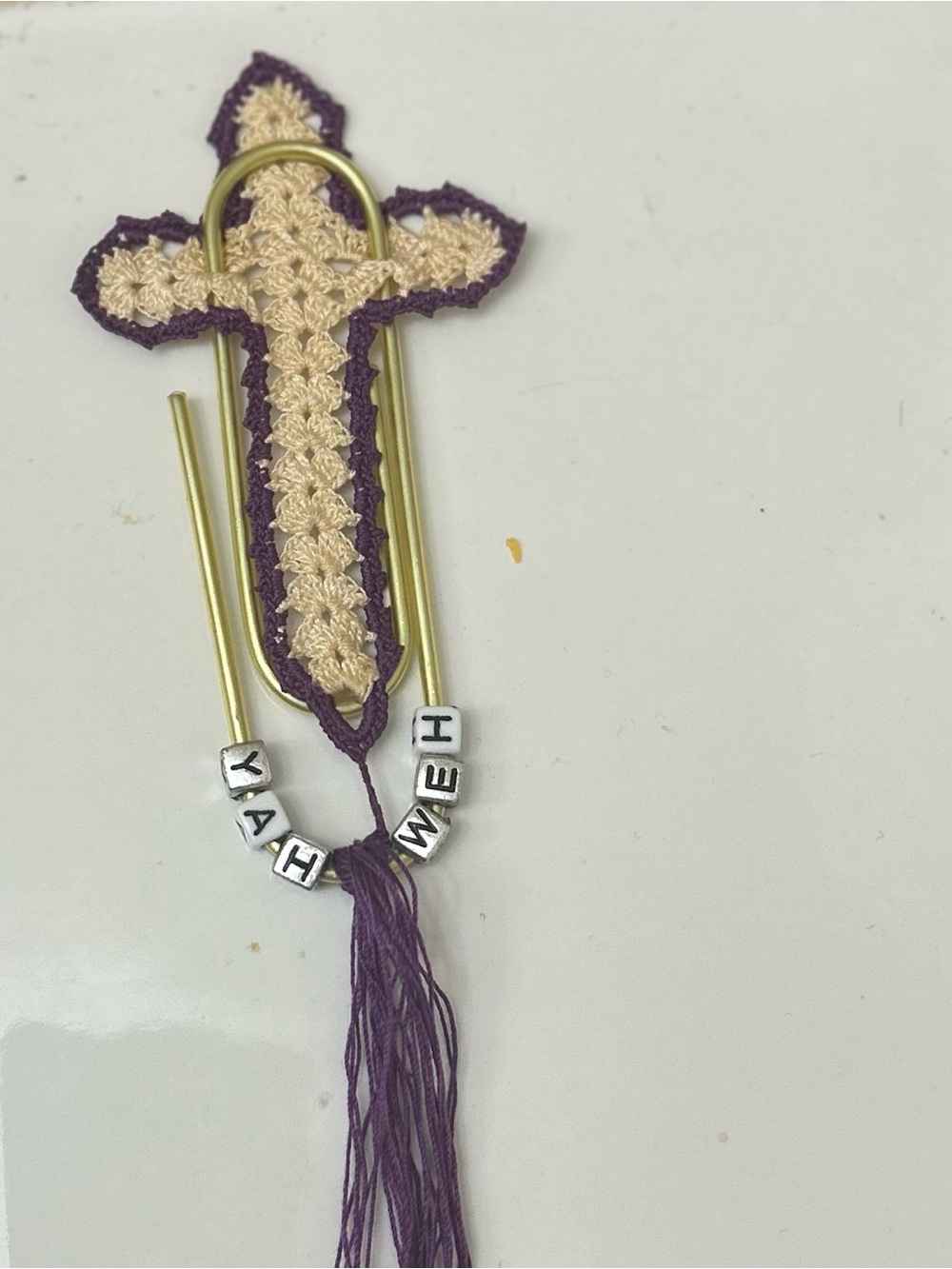 Christian Hebrew-Yahweh paper clip